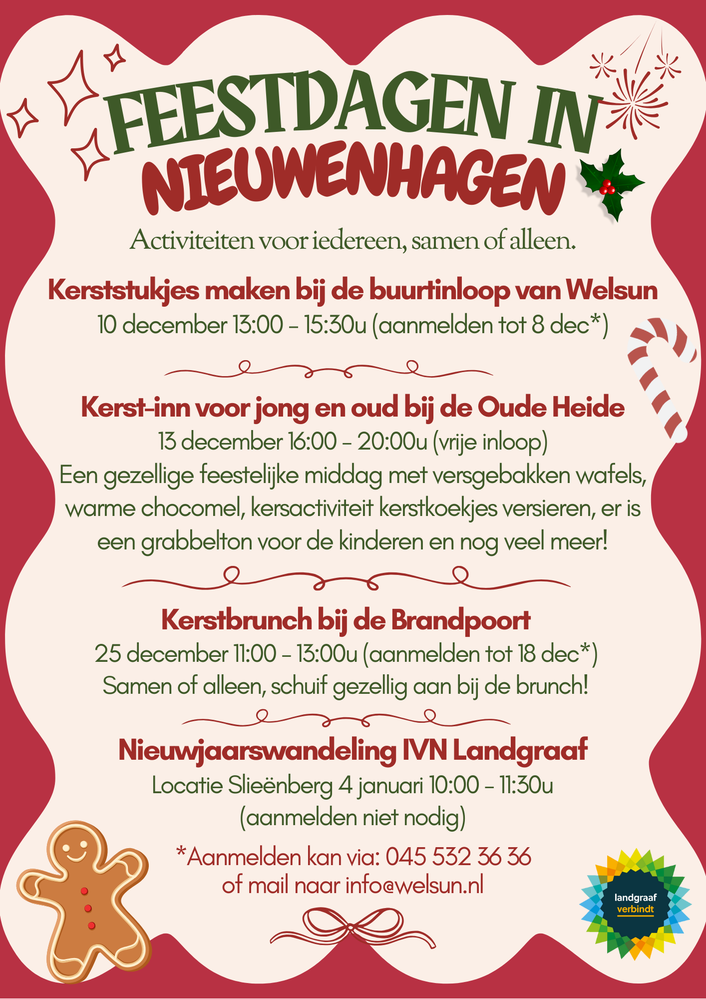 Feestdagen in Nieuwenhagen!